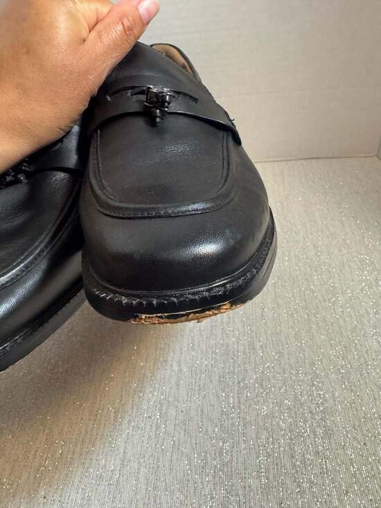 Wholesale Natural Leather Loafers Men Metal Chain Slip On Flats Casual Round Toe main image 5